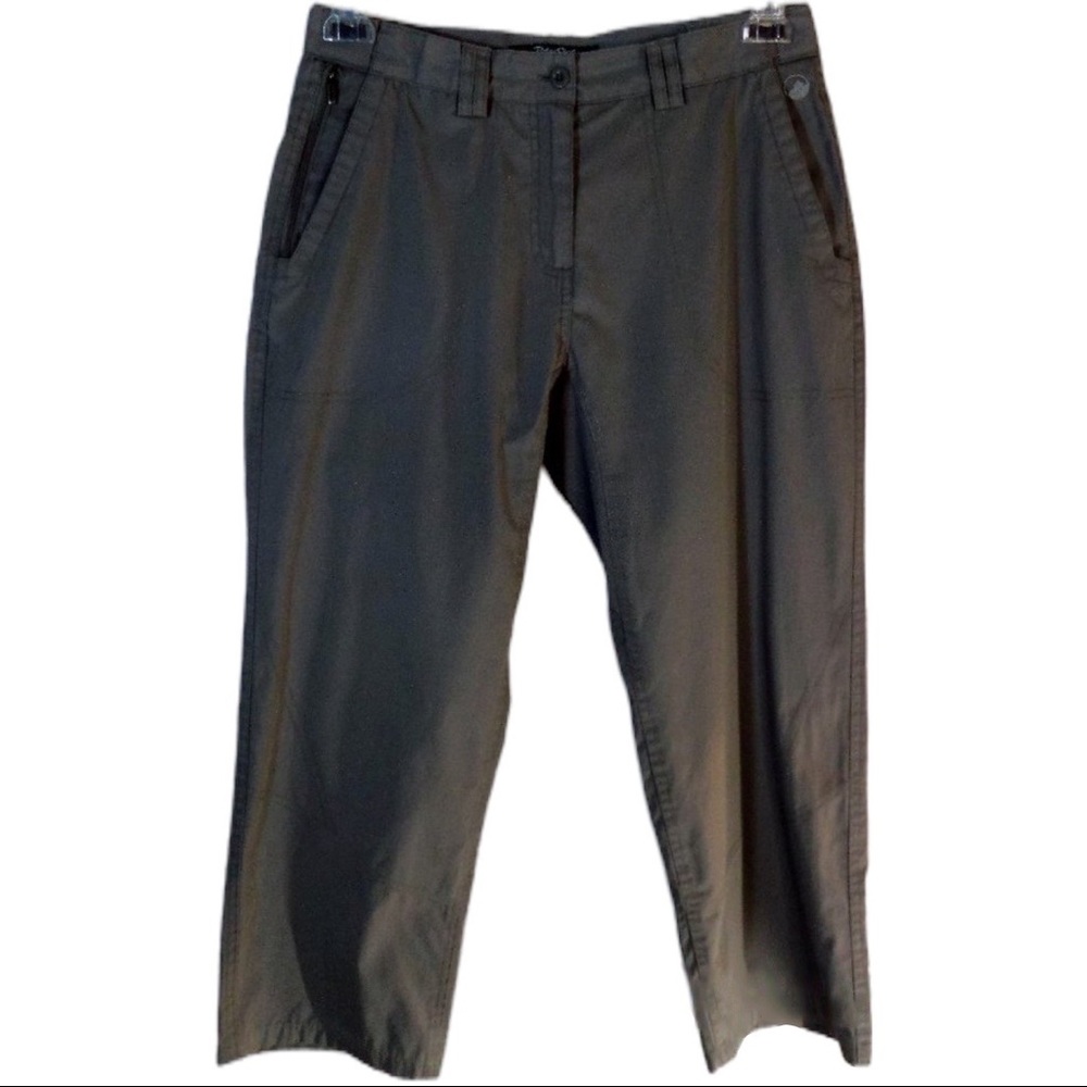 Peter Storm Performance Water Repellent Gray Utility Sport Cropped Pant Size 12S